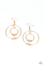 Load image into Gallery viewer, Center of Attraction - Gold Earrings

