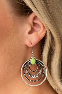 Southern Sol - Green Earrings
