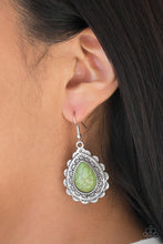 Load image into Gallery viewer, Mesa Mustang - Green Earrings
