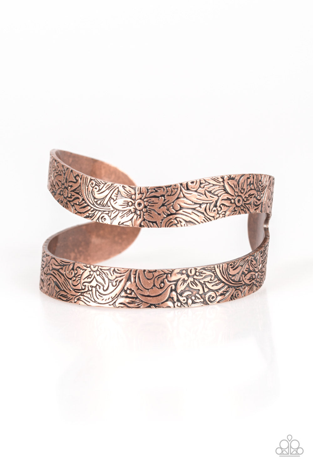 Garden Goddess - Copper Cuff Bracelet