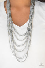 Load image into Gallery viewer, Totally Tonga - Silver Necklace
