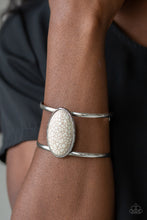 Load image into Gallery viewer, Desert Empress - White Cuff Bracelet
