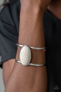 Desert Empress - White Cuff Bracelet