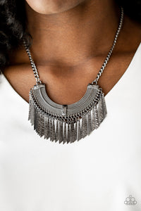 Impressively Incan - Black Necklace