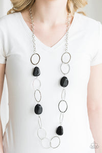 Modern Day Malibu - Black Necklace