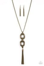 Load image into Gallery viewer, Enmeshed in Mesh - Brass Necklace
