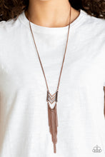 Load image into Gallery viewer, Point Taken - Copper Necklace
