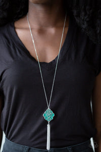 Malibu Mandala - Green Necklace