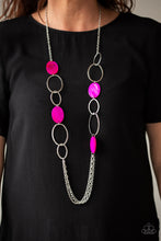 Load image into Gallery viewer, Kaleidoscope Coasts - Pink Necklace
