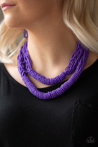 Right As RAINFOREST - Purple Necklace