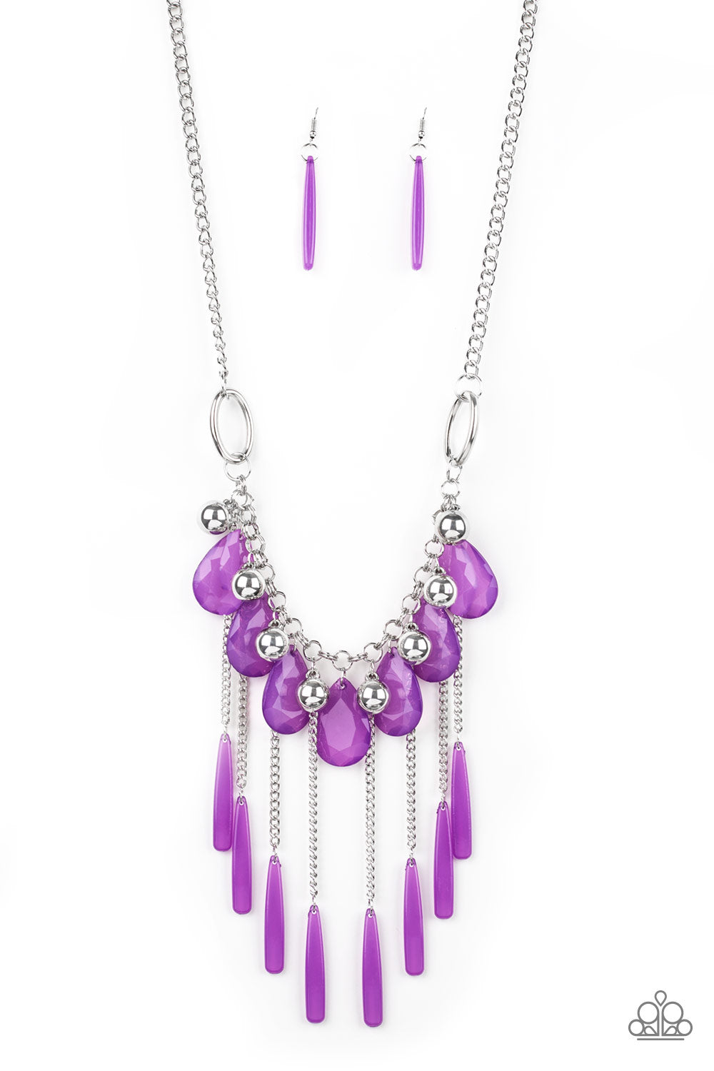 Roaring Riviera - Purple Necklace