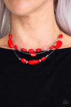 Load image into Gallery viewer, Radiant Reflections - Red Necklace
