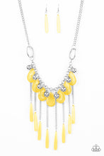 Load image into Gallery viewer, Roaring Riviera - Yellow Necklace
