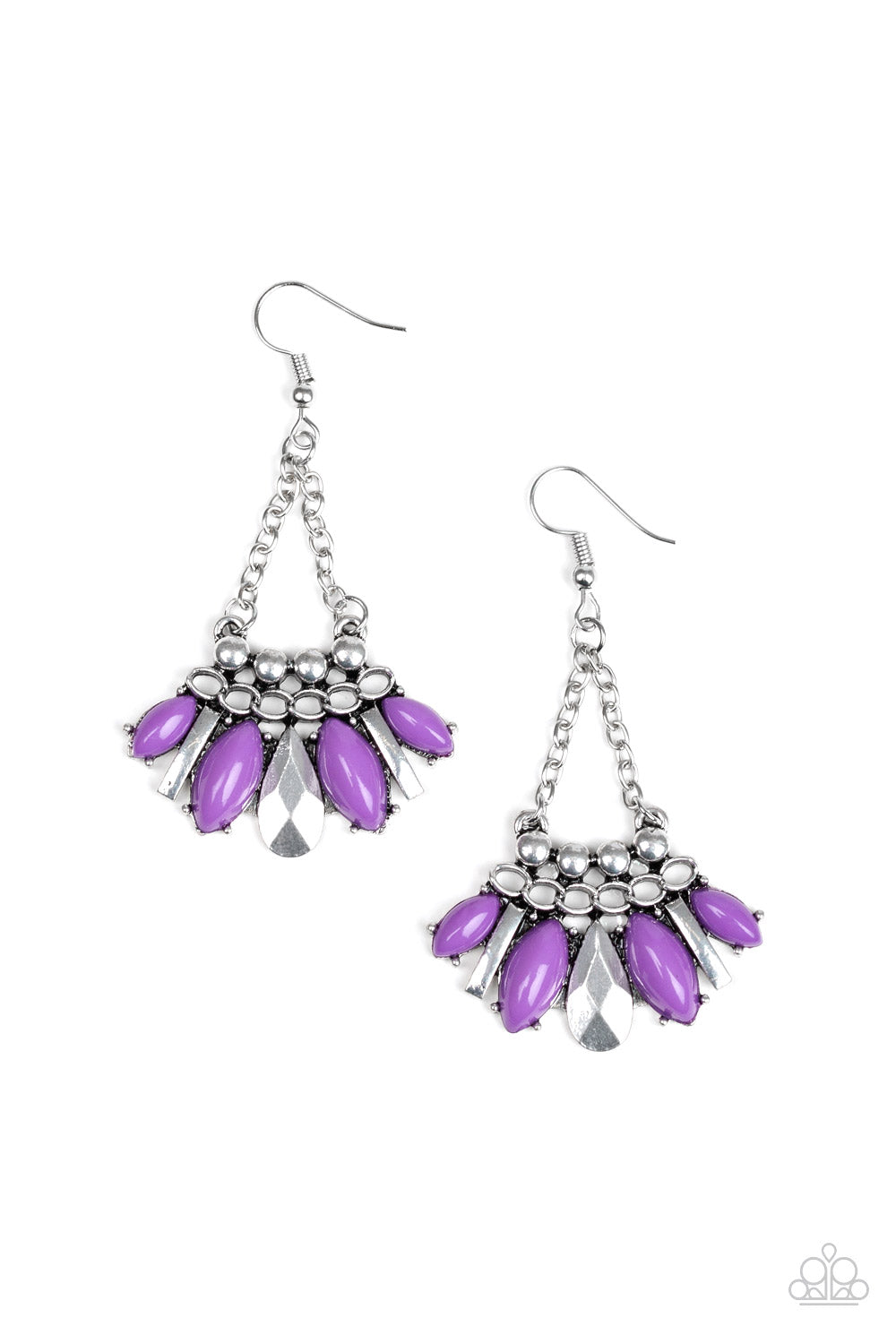 Terra Tribe - Purple Earrings