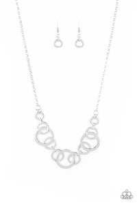 Going In Circles - Silver Necklace