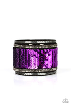 Load image into Gallery viewer, Heads Or MERMAID Tails - Purple Bracelet
