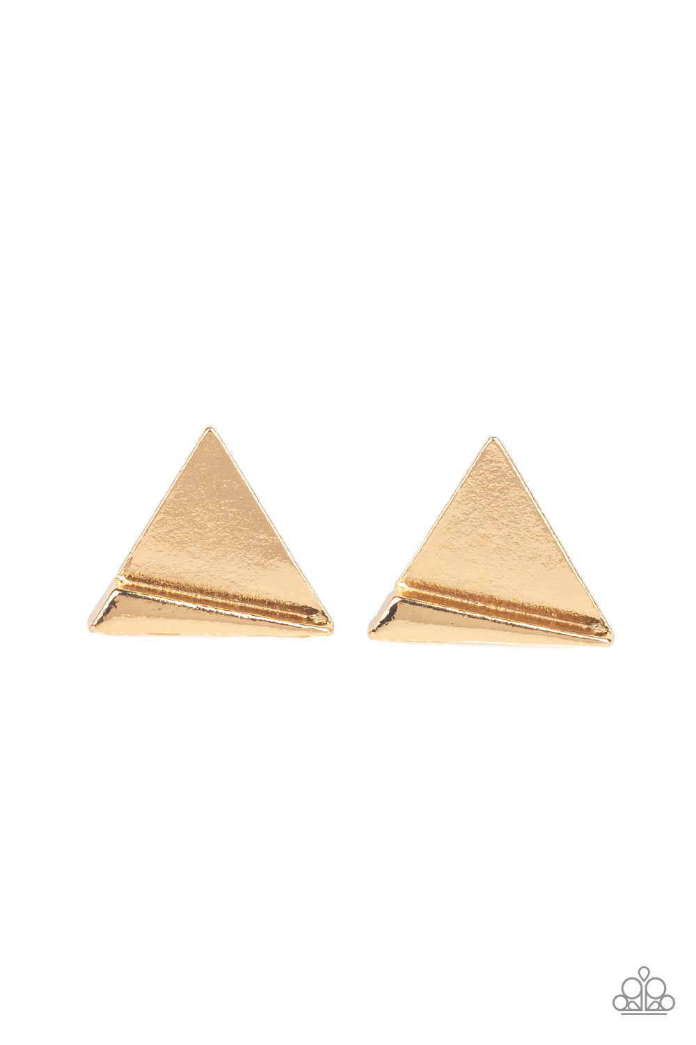 Die TRI-ing - Gold Earrings