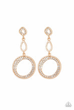 Load image into Gallery viewer, On The Glamour Scene - Gold Earrings
