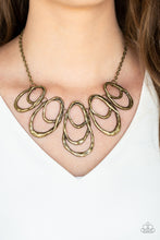 Load image into Gallery viewer, Terra Storm - Brass Necklace
