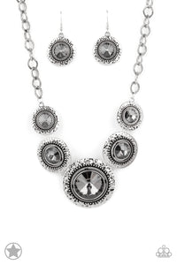 Global Glamour - Silver Blockbuster Necklace