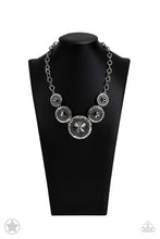 Load image into Gallery viewer, Global Glamour - Silver Blockbuster Necklace
