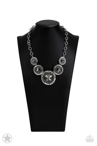 Global Glamour - Silver Blockbuster Necklace