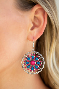 Mardi Gras Garden - Pink Earrings