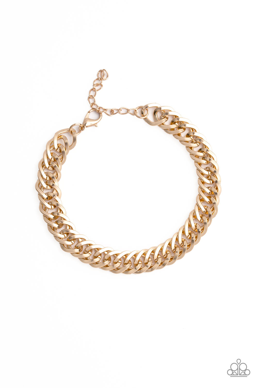 On The Ropes - Gold Mens Bracelet