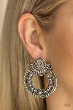 Load image into Gallery viewer, Texture Takeover - Silver Earrings
