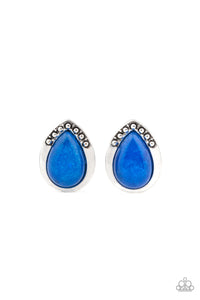 Stone Spectacular - Blue Earrings