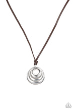 Load image into Gallery viewer, Desert Spiral - Silver Necklace
