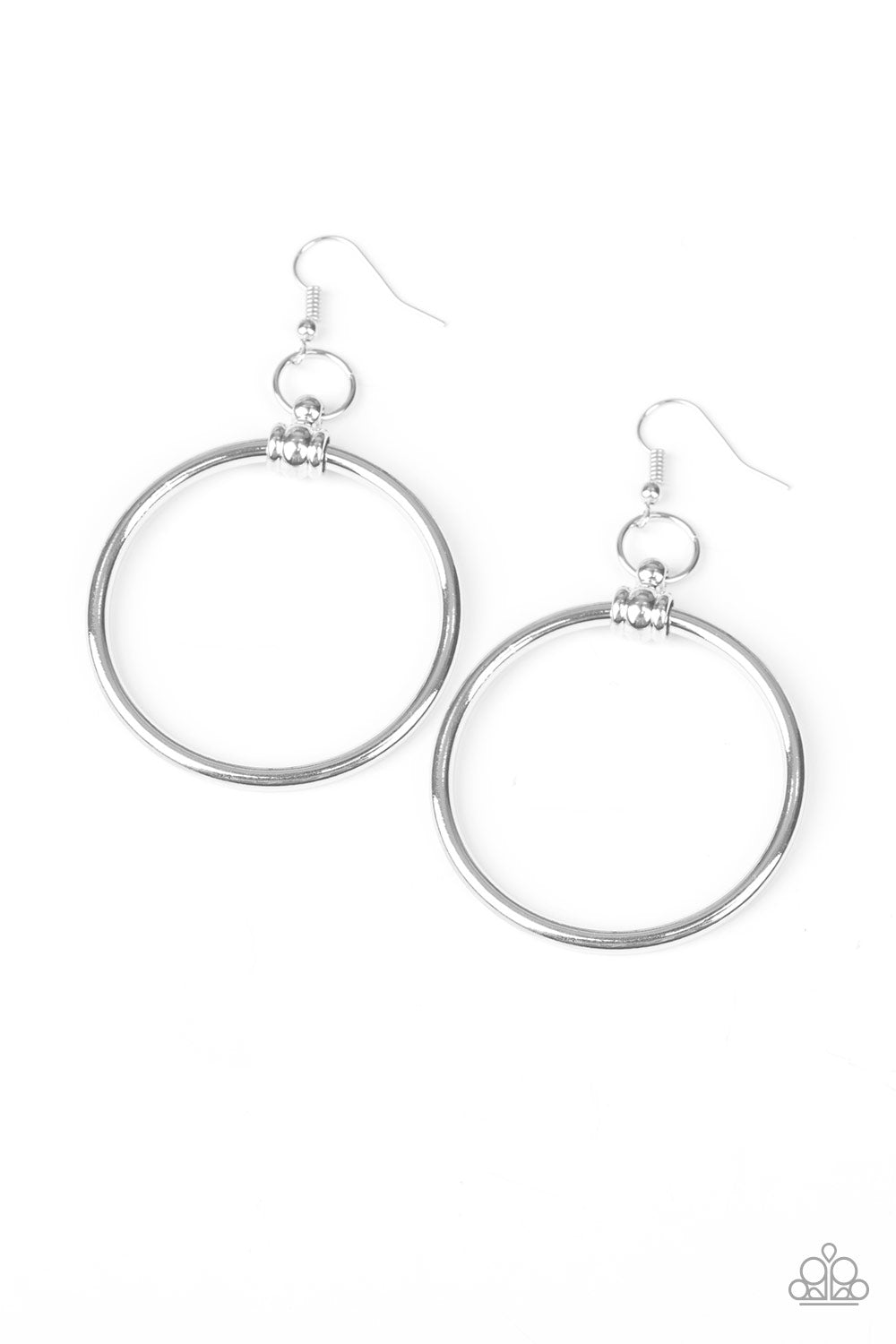 Total Focus - Silver Earrings