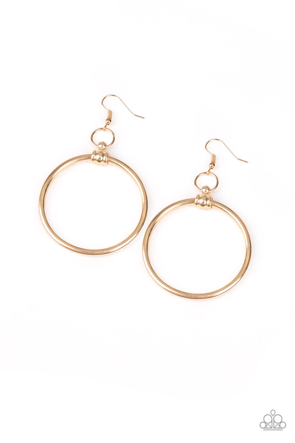 Total Focus - Gold Earrings