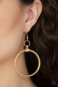 Total Focus - Gold Earrings