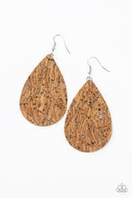 Load image into Gallery viewer, CORK It Over - Silver Earrings
