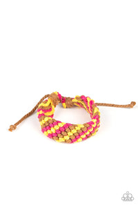 Weave No Trace - Pink Urban Bracelet