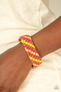 Weave No Trace - Pink Urban Bracelet