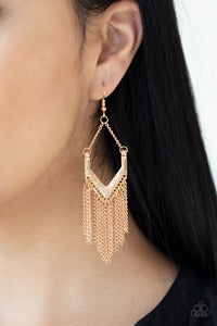 Unchained Fashion - Gold Earrings