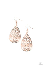Load image into Gallery viewer, Divine Vine - Rose Gold Earrings
