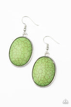 Load image into Gallery viewer, Serenely Sediment - Green Earrings
