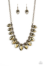 Load image into Gallery viewer, FEARLESS is More - Brass Necklace
