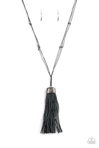Brush It Off - Silver Necklace