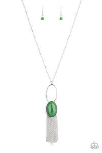 Dewy Desert - Green Necklace