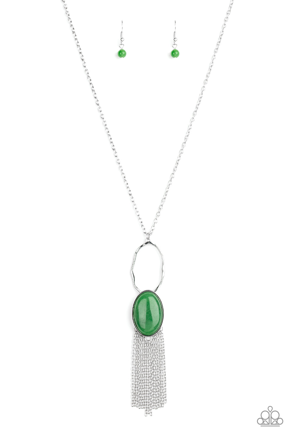 Dewy Desert - Green Necklace