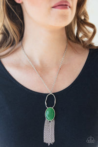 Dewy Desert - Green Necklace