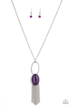 Load image into Gallery viewer, Dewy Desert - Purple Necklace
