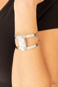 Quarry Queen - White Cuff Bracelet