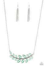 Load image into Gallery viewer, Frosted Foliage - Green Necklace
