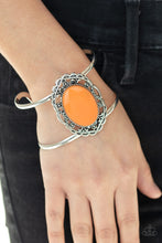 Load image into Gallery viewer, Vibrantly Vibrant - Orange Cuff Bracelet

