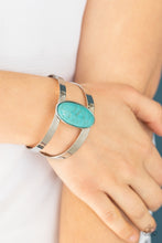 Load image into Gallery viewer, Quarry Queen - Blue Cuff Bracelet
